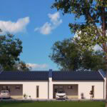 Vizualizácie rodinných domov – pohľad z ulice